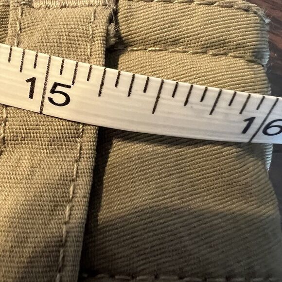 The North Face Nylon Pants Beige Khaki Drawstring Legs Hiking Women’s 8 Regular - Picture 4 of 9